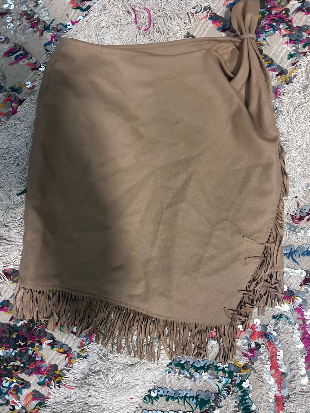 VINTAGE MICHAEL KORS ITALIAN FRINGE SKIRT